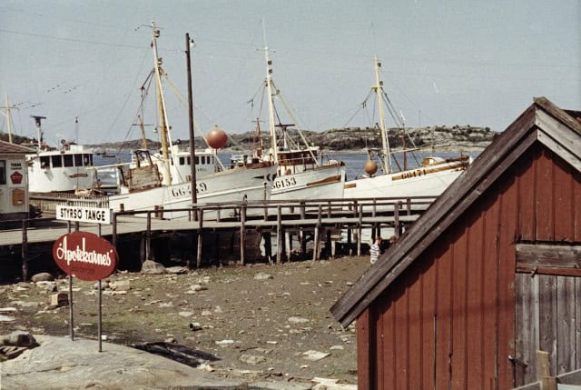 Båtarna målas på våren.